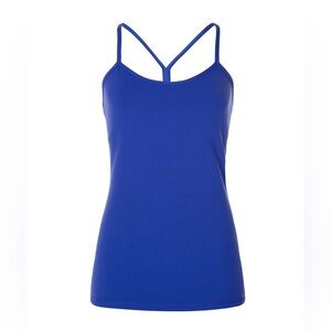 Lululemon  Power Y Tank *Luon Baroque Blue Size 6 EUC